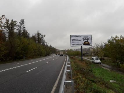 Білборд, Бігборд (Борд)  A у Києві, Board 3x6м  Нова Окружна дорога -Гостомель-Ірпінь-Буча (Автодорога Р-30)/ вул. Лісна, "Ощадбанк", СТО "BMW VAG - Fly Motors", 536 м. від виїзду з Олега Мудрака вул. (Генерала Наумова) на Нову Ірпінську кільцеву дорогу, в напрямку м. Києва Фото 1