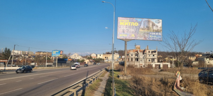 Билборд A в Горенці, Board 3x6м  вул. Кулішова, навпроти АЗС "Avantage7", на мосту, перед поворотом на с. Горенка, Автодорога Київ-Ковель (Варшавська траса), напрямок в м. Ірпінь, Буча,  з м. Київа фото 1