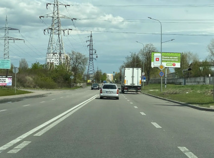 Білборд, Бігборд (Борд)  A у Вишневе, Board 3x6м  вул. Київська, 6 напроти "Анжіо-Вишневе", в бік м Києва Фото 1