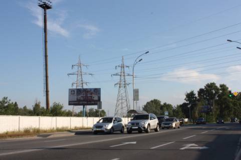 Billboard B in Vishgorod, Board 3x6м  st. Naberezna, ZK Dneprovskie zori , ostanovka napravlenie v Kiev Photo 1