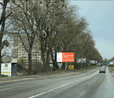 Білборд, Бігборд (Борд)  B у Білогородці, Board 3x6м  вул. Білогородська, поворот на вул. Щаслива, біля ЖБК "Трипілля", ЖК "Перший парковий квартал", ПФ "АНЖІО",  в бік м Київ Фото 1