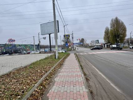 Білборд, Бігборд (Борд)  B у Святопетрівському, Board 3x6м  вул. Білогородська, поворот на вул. Богатирську ЖК "Амстердам", зупинка, 500м. "Фора", ЖК "Білий шоколад. Center", ліворуч, в центр с Білогородка Фото 1