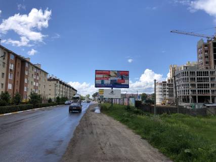Білборд, Бігборд (Борд)  A у Крюковщині вул. Одеська, поруч відділ продажу ЖК "Благород", зупинка ЖК "Молодіжне містечко", навпроти "ЛотОК", в'їзд в Крюківщину, в бік  м. Київ  Фото 1