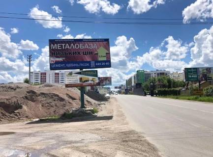 Билборд B в Вишневое, Board 3x6м  вул. В. Стуса, 44, поряд "Сільпо", "Мак Дональдс", "ZOO Маркет","Столична Ювелірна Фабрика", ЖК "Bavaria City", ЖК "НОВОБУД", ЖК "Піонерський", Клініка пластичної хірургії Док. Іванчука, в бік с Крюківщина фото 1