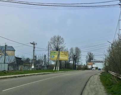 Билборд B в Тарасівці, Board 3x6м  Вул. Балукова, поруч "ФОРА", "АвтоМийка", після ресторану "Крюк", 100м. до  с/м "Коло", на вїзді в с. Тарасівка, виїзд з с. Крюківщина, в бік с. Віта Поштова фото 1