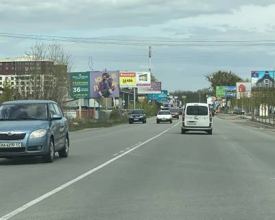 Билборд B в Вишневое, Board 3x6м  вул. В. Стуса 33, ЖК "Bavaria City" (Леша), Зал Царства "Свідків Єгови", в бік м Київ фото 1