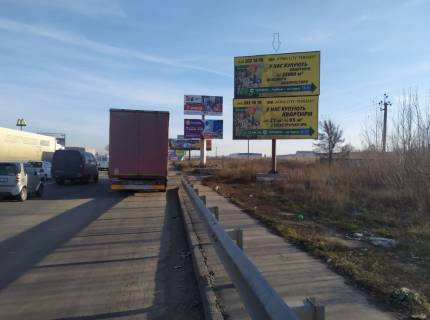Билборд A в Киеве, Board 6x6м (3х6м)  вул. В. Кільцева дорога, (I), перед розворотом, навпроти с/м "Novus", "Leroy Merlin", Автосалон LTD «SCANIA COMPANY», в бік Теремків, Одеської площі фото 1