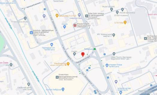 Нестандарт A в Киеве, 2.5x1.5  Ст. метро Либідська, перехід до центру дорожньої розвязки, протилежна сторона переходу – ст. м. Либідська схема