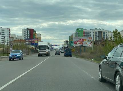 Билборд A в Вишневое, Board 3x6м  вул. В. Стуса 33, ЖК "Bavaria City" (Леша), Зал Царства "Свідків Єгови", в бік с Крюківщина фото 1