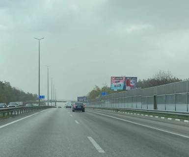 Билборд A в Капітанівке, Board 3x6м  Житомирська траса 24+250км., с. Капітановка, "Мегамаркет", Ресторан "FoRRest", АЗС "Amic","Belka Pub", в бік м. Стоянка, м. Київ фото 1