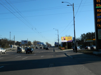 Билборд A в Киеве, Board 3x6м  ул. Б.Окружная / заправка "БРСМ", ТЦ "Диамант", р-н "Верховина" в напр. Одесской пл. фото 1