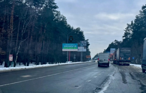 Билборд B в Буче, Board 3x6м  вул. Шевченка, 100м до ТРЦ - "KFC", "JYSK", "Fora", "sinsay", "Аптека Доброго Дня", "Sushi.ua", 100м. до Гостомельське шосе, 1, виїзду на велику розвязку, круг автошляху Е373, М07, в напрямку м. Буча фото 1