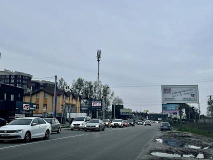Билборд A в Вишневое, Board 3x6м  Вул. Стуса, 16, біля  ТРЦ "РarkSmall", ЖК "Агам", навпроти "АТБ-Маркет", "UKRINSTAL", "Таунхауси від Дніпробуд", на виїзді з с. Крюківщина, на  м. Київ до В. Кільцева фото 1