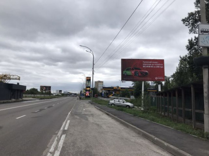 Білборд, Бігборд (Борд)  A у Вишгороді, Board 3x6м  вул. Набережна, остановка к-р Мир, направление в Киев Фото 1