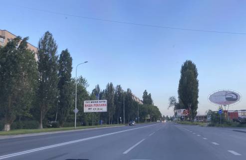 Билборд B в Вишневое, Board 3x6м  вул. Київська 20, перший за ЖД переїздом, Металобаза "ВАРТІС", ТЦ "Гудвил", направлення до центру м. Вишневе, в бік Києва фото 1