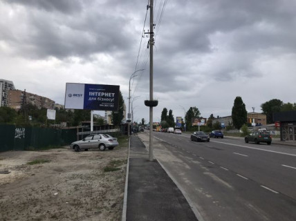 Билборд B в Вышгороде, Board 3x6м  вул. Набережна, зупинка к-р Мир, напрямок з Києва фото 1