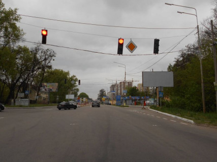 Билборд A в Бровары, Board 3x6м  вул. Київська (напроти вул.Лісової), в'їзд в Бровари з боку Чернігова, заправка Газовик фото 1
