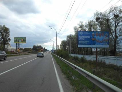 Billboard A in Novi Petrivtsi, Board 3x6м  st. Svato-Pokrovs'ka, povorot na na kompleks "Mezigir'a", a/d "Kiiv-Ivankiv-Ovruc", R-02 km 20+ 500 livo, v m. Kiiv Photo 1