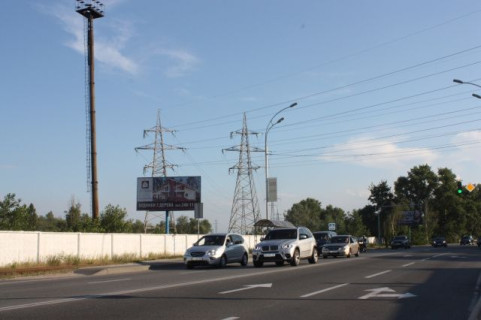 Билборд B в Вышгороде, Board 3x6м  вул. Набережна, ЖК "Дніпровскі зорі" , поруч зупинка, напрямок  в м. Київ фото 1