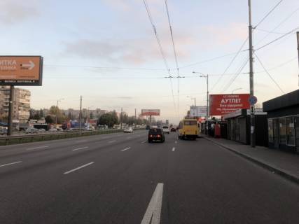 Билборд A в Киеве, Board 3x6м  ул. Б.Окружная, поворот на маг. "АШАН" / ТЦ "ПРОМЕНАДА" в напр. Одесской пл. фото 1
