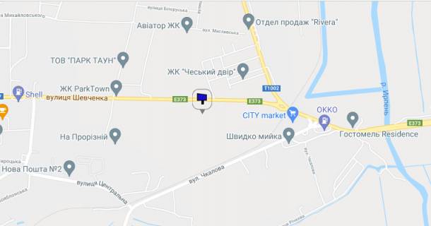 Білборд, Бігборд (Борд)  A у Ірпені, Board 3x6м  Автодорога Київ - Ковель, біля ЖК "Чешський двір", в напрямку м. Буча схема