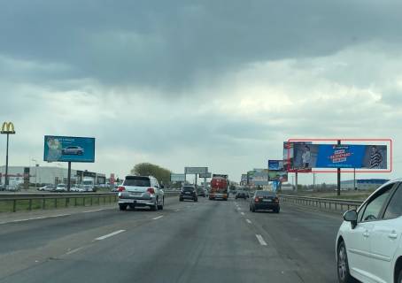 Мегаборд A у Києві, Board 3х12м (3х6м)  вул. В. Кільцева дорога, 500м. до Жулянского моста/навпроти, "Leroy Merlin", "Novus", "McDonald's", а/д Т-10-27 Київське півкільце 11+600км, в бік Одеської пл. Фото 1