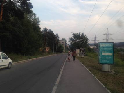 Ситилайт A в Вышгороде, Сity 1.8x1.2м  Кургузова, , ЖМ Ярославичи , направление ул.Киевская №1 фото 1
