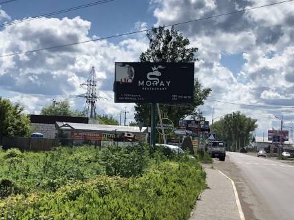 Билборд B в Крюковщине, Board 3x6м  вул. Балукова, початок вул. Київська, зупинка, "МеталоБаза", виїзд із с. Крюківщина, початок с. Тарасівки, поворот вул. Шкільна, в бік м. Боярка фото 1