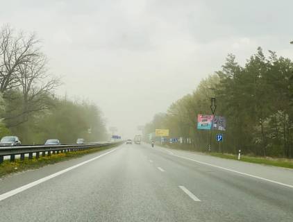 Билборд A в Мрії, Board 3x6м  Житомирська траса 28+200км., с. Мрія, АЗС "ДТ EURO5 SWIMER", Баггі центр «Скорость и мастерство», в бік м. Житомир фото 1
