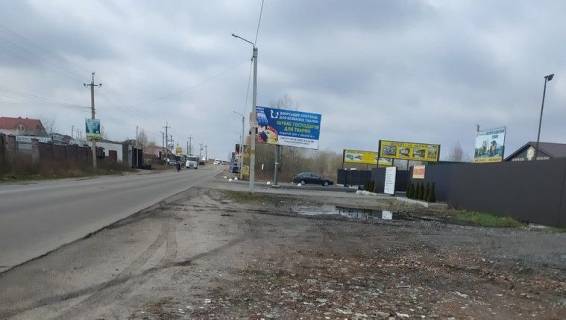 Білборд, Бігборд (Борд)  A у Петропавлівська Борщагівка, Board 3x6м  вул. Одеська, 5-Г ,  КМ "Sandstone Estate", "Mercedes Stock", ЖК "Райдужна блоки", Дуплекси „На Райдужній“, в  с. Білогородка Фото 1