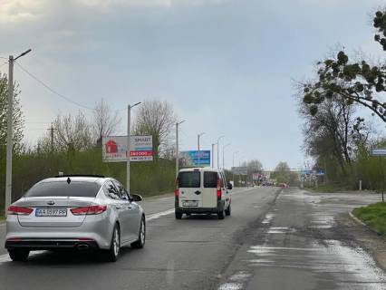 Билборд B в Святопетровском, Board 3x6м  вул. Білогородська/вул Лугова, навпроти ТМ Склад "Санта Бремор", Автомаркет, в с Білогородка фото 1