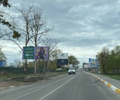 Білборд, Бігборд (Борд)  B у Крюковщині, Board 3x6м  вул. Одеська, навпроти Парк "Крюковщина", ТРЦ "НЕБО","BILLA", ЖК "iHome", "Нова пошта №1 вантажне", в бік с Гатне Одеська траса Фото 1
