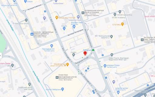 Нестандарт A в Киеве, 2.5x1.5  Ст. метро Либідська, перехід до центру дорожньої розвязки, вхід у підземний перехід – ст. м. Либідська схема