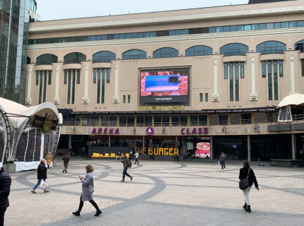 Видеоборд A в Киеве, 18х12м  "MANDARIN ATRIUM  Атріум ТЦ Mandarin Plaza, Велика Васильківська вул. (Червоноармійська) 5 9х5 м, S=45 m2, 800х400 пікс, час роботи 7.00-22.00, 15 годин" - 420815 фото 1