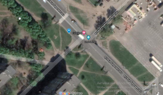 Призма B в Днепр (Днепропетровск) вул.Березинська - Березинський - Донецьке Шосе ПРИЗМА - 440089 схема