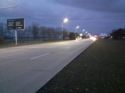 Билборд B в Днепр (Днепропетровск) Набережна Заводська-Парк Молоді, в центр фото 1