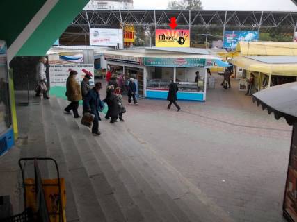 Billboard A in Khmelnitsky, 3x6  Soborna st., 11, bila produktovogo rinku Photo 1