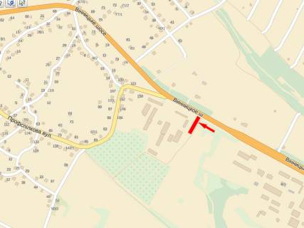 Билборд B в Хмельницком, 3x6  Вінницьке шосе, змінна станція схема