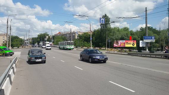 Билборд A в Хмельницком, 3x6  Кам'янецька вул. - Толстого вул., розв'язка, правий фото 1