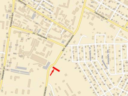 Билборд A в Хмельницком, 3x6  Красовського вул., 64, навпроти, біля металобази "Викант" схема