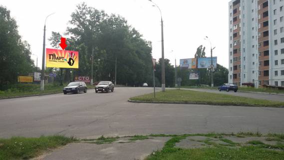 Билборд B в Хмельницком, 3x6  Чорновола вул. - Пілотська вул. фото 1