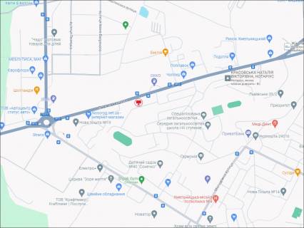 Білборд, Бігборд (Борд)  A у Хмельницькому, 3x6  Львівське шосе, 55 (навпроти азс ОККО, 100м) схема
