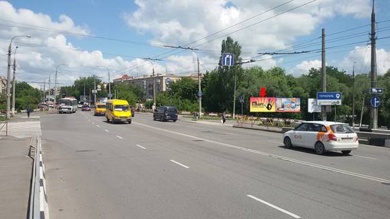 Билборд A в Хмельницком, 3x6  Кам'янецька вул. - Толстого вул., розв'язка, лівий фото 1