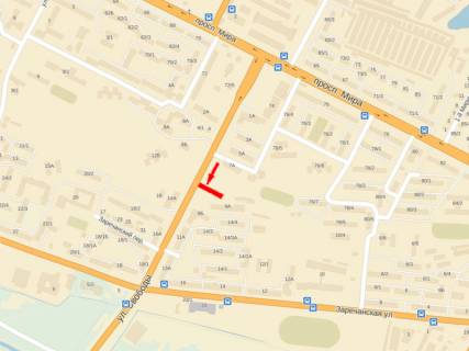 Билборд B в Хмельницком, 3x6  Свободи вул., 9а схема