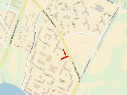 Билборд A в Хмельницком, 3x6  Мирного вул., 27/3 схема
