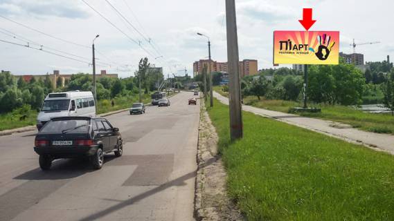 Білборд, Бігборд (Борд)  A у Хмельницькому, 3x6  Мирного вул., спальний мікрорайон Фото 1