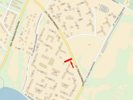 Billboard B in Khmelnitsky, 3x6  Mirnogo st., 27/3 scheme