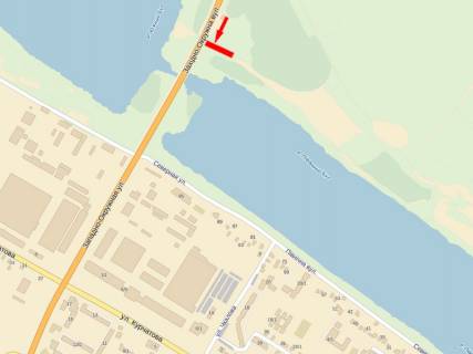 Билборд B в Хмельницком, 3x6  Західно-Окружна вул., біля АЗС "WOG" схема