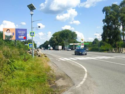 Билборд B на трассах Хмельницкой области, 3x6  Виїзд на Вінницю, Київ (Давидківське перехрестя, навпроти азс AMIC, М12) фото 1
