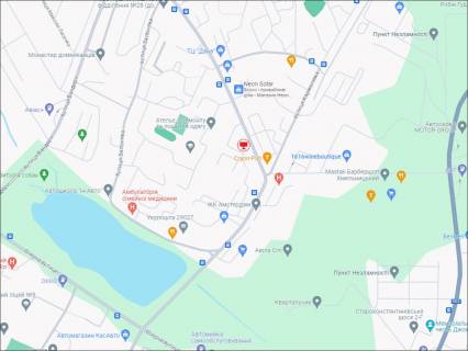 Білборд, Бігборд (Борд)  A у Хмельницькому, 3x6  Мирного вул. 27 (навпроти трц Агора) схема